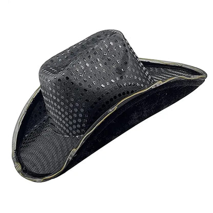 Sequin LED Cowboy Hat