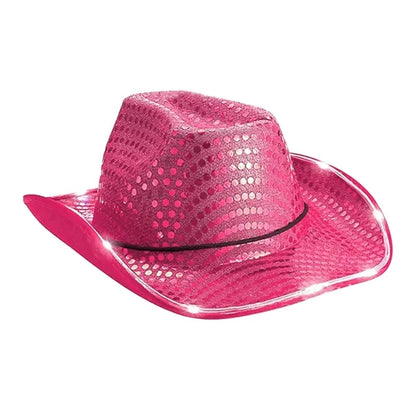 Sequin LED Cowboy Hat
