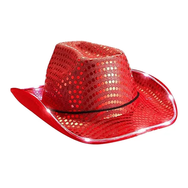 Sequin LED Cowboy Hat