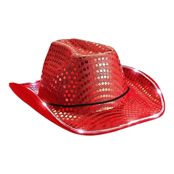 Sequin LED Cowboy Hat