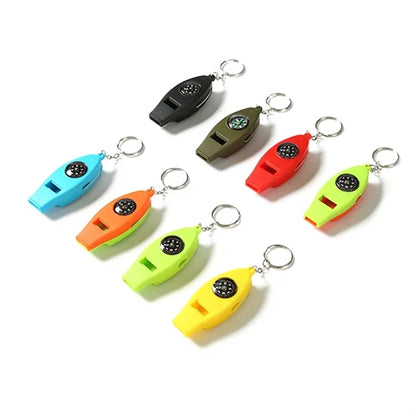 4 in 1 Outdoor Emergency Survival Function Whistle