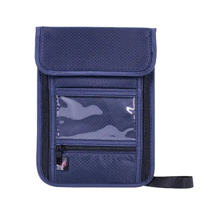 Nylon Multifunction Neck Wallet Badge Holder