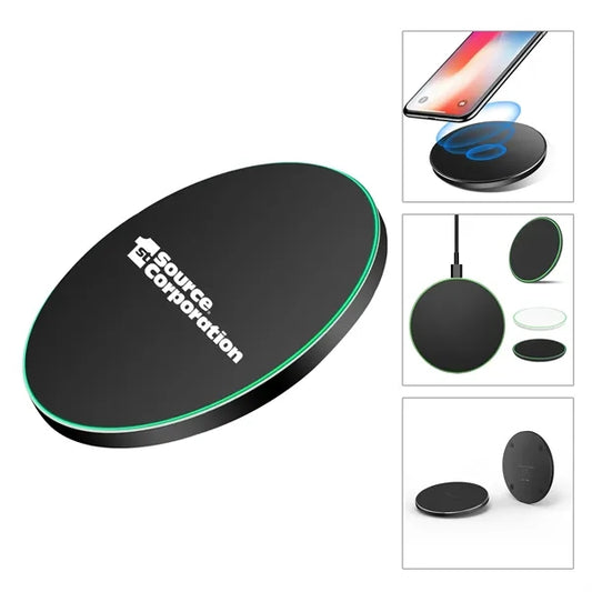 15W Qi Round Mobile Phone Wireless Charger