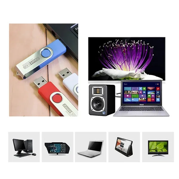 4GB Swivel Thumb USB Flash Drive