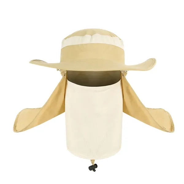 Boonie Cap Bucket Hat W/Removable Facial Mask