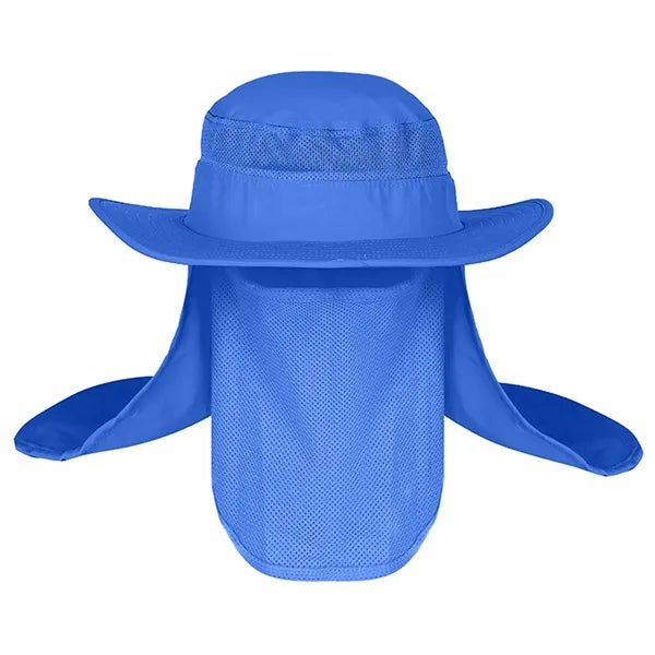 Boonie Cap Bucket Hat W/Removable Facial Mask