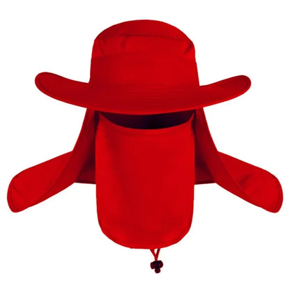 Boonie Cap Bucket Hat W/Removable Facial Mask