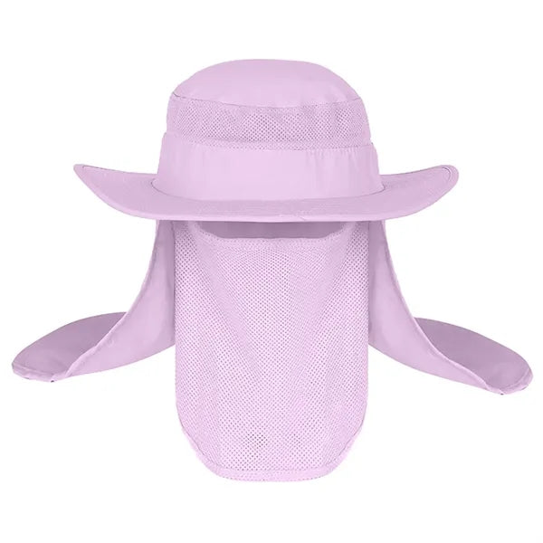 Boonie Cap Bucket Hat W/Removable Facial Mask
