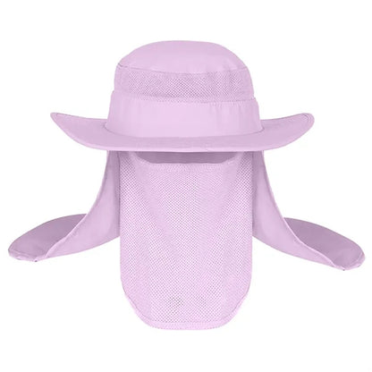Boonie Cap Bucket Hat W/Removable Facial Mask