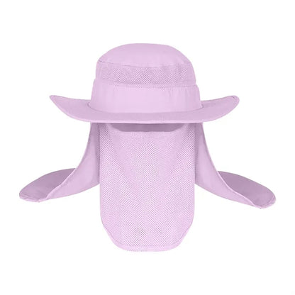 Boonie Cap Bucket Hat W/Removable Facial Mask