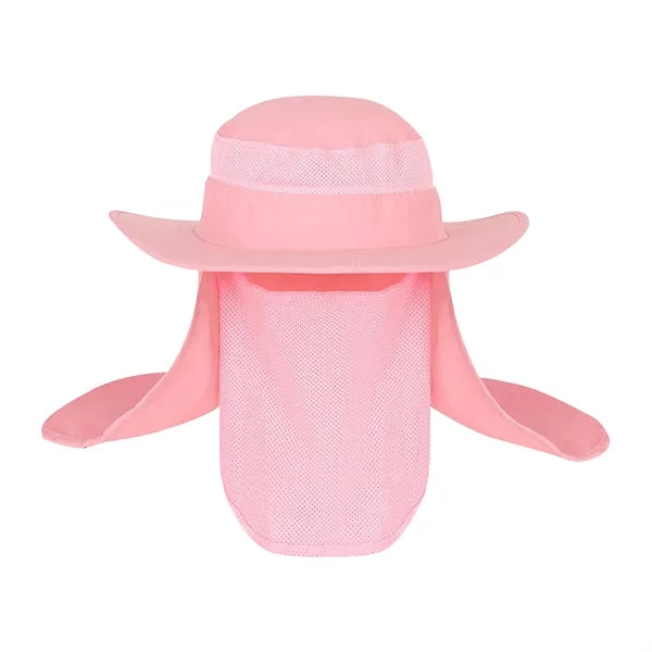 Boonie Cap Bucket Hat W/Removable Facial Mask