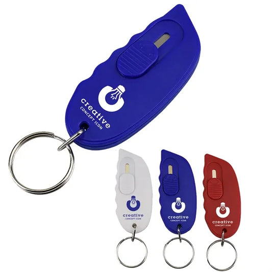 Retractable Mini Cutter With Key Ring