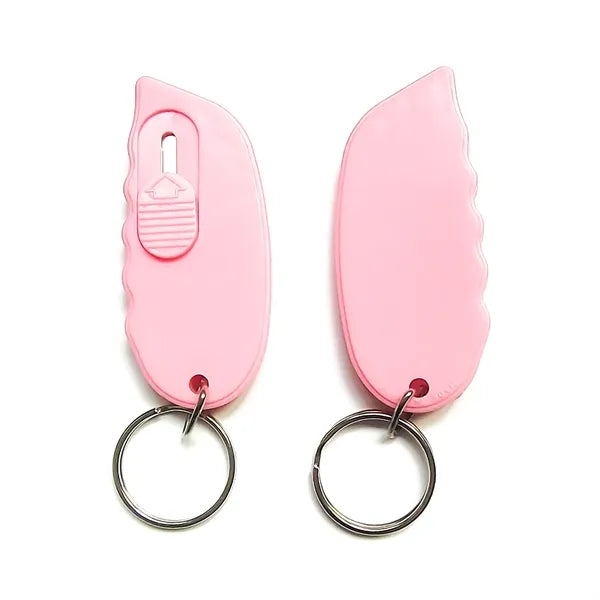Retractable Mini Cutter With Key Ring
