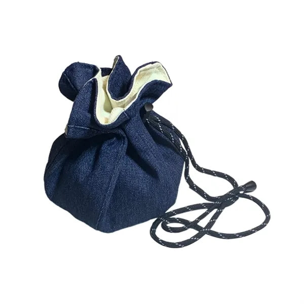 Foldable Jean Fabric Bucket Hat