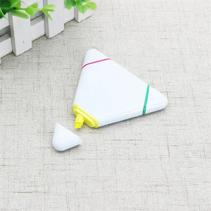 3 Color Triangular Highlighter Pen