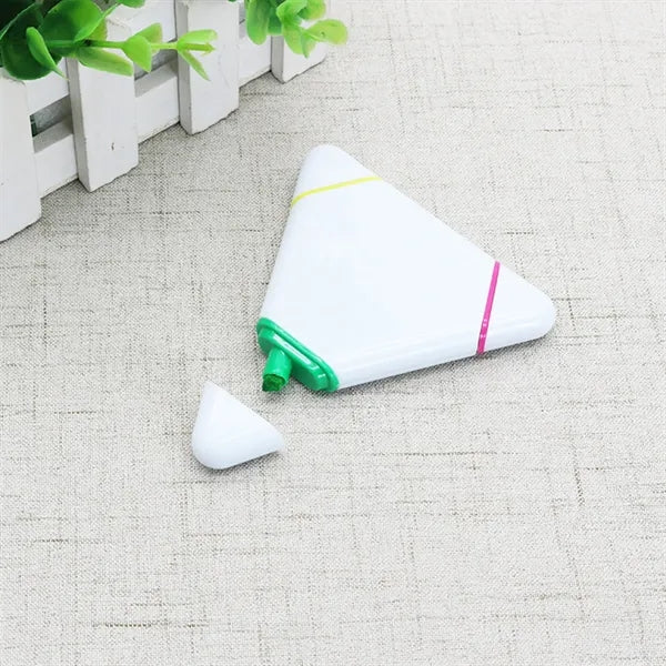 3 Color Triangular Highlighter Pen