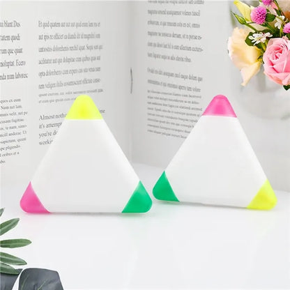 3 Color Triangular Highlighter Pen