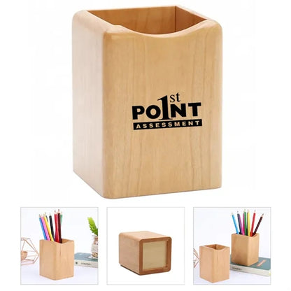 Wood Pen & Pencil Cup