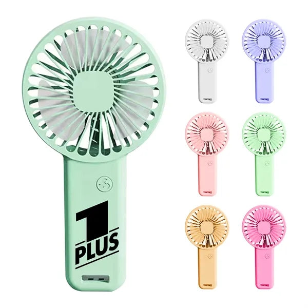 Electric Handheld Fan With Phone Holder