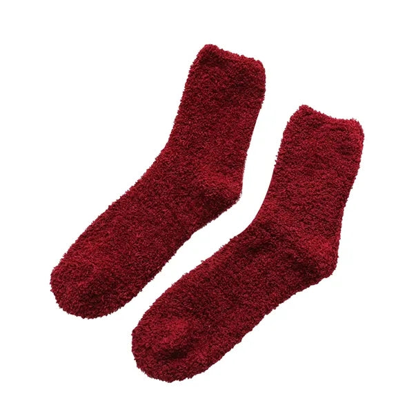 Fuzzy Ankle Socks