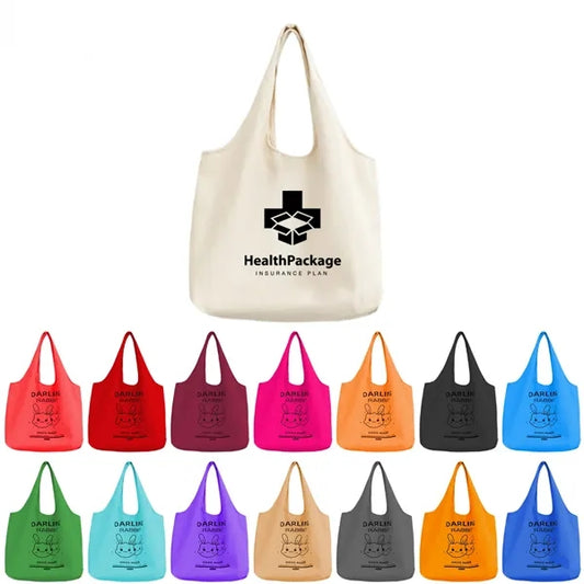 Canvas Shopping Grocery Tote Bag
