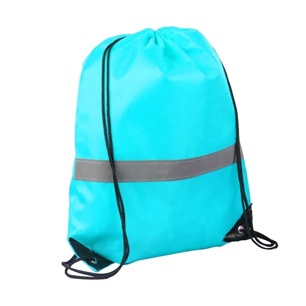 Reflective Strips Cinch Backpack