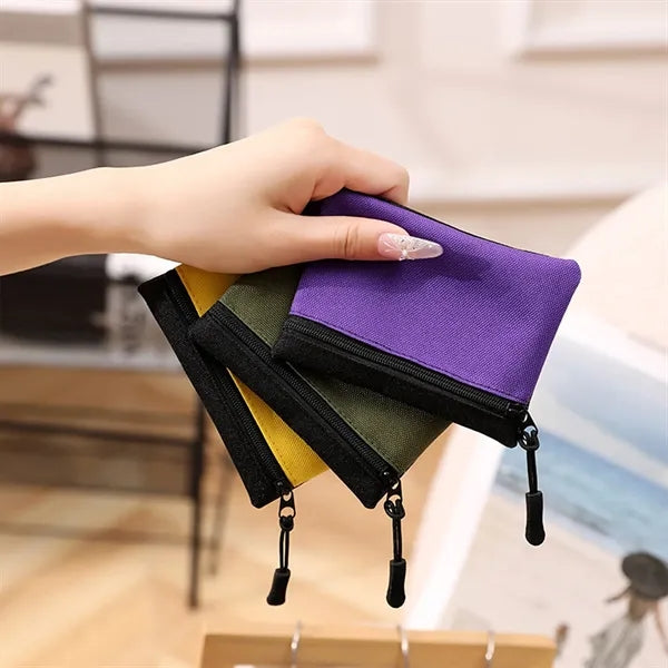 PVC Zippered Coin Purse