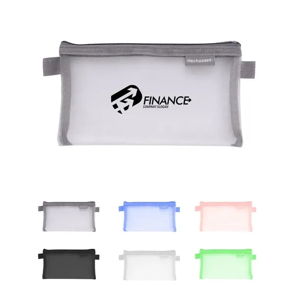 Zipper Mesh Pencil Bag