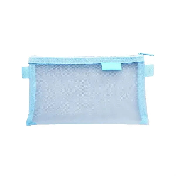 Zipper Mesh Pencil Bag