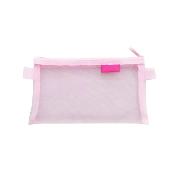 Zipper Mesh Pencil Bag