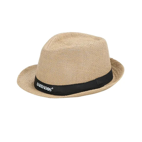 Nature Straw Fedora Hat