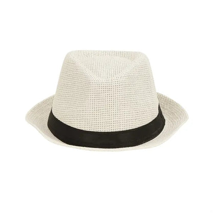 Nature Straw Fedora Hat