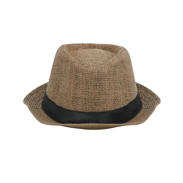 Nature Straw Fedora Hat
