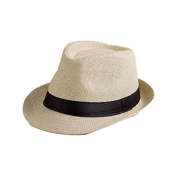 Nature Straw Fedora Hat
