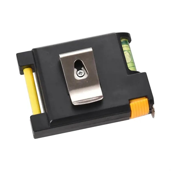 Tape Measure w/Notepad, Pen, Level & Belt Clip