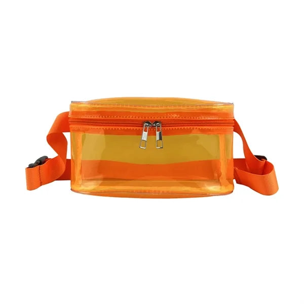 Clear PVC Fanny Pack with Adjustable Belt