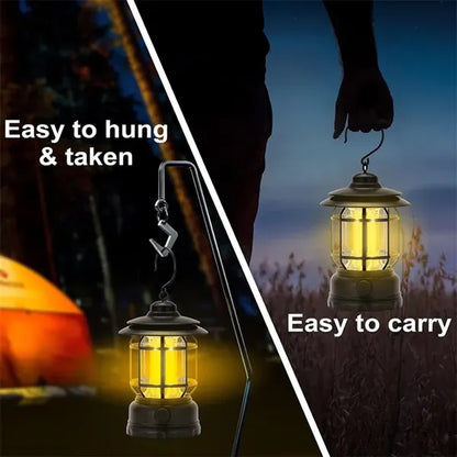 Rechargeable LED Camping Lantern with Hook