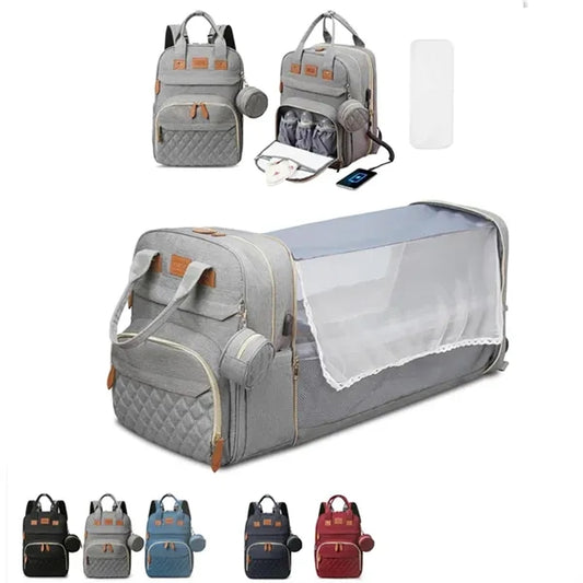 Baby Diaper Bag Backpack with USB Charging Port