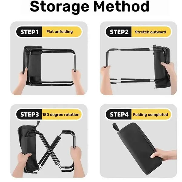 Portable Folding Stool with Carry Bag