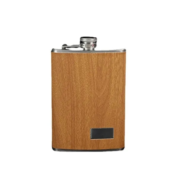 Portable Stainless Steel Flask Knife Fork Gift Set