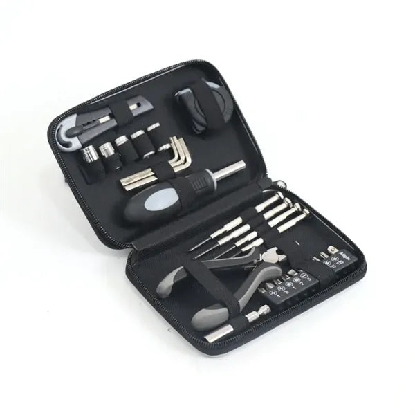 Household Tool Kit with Metal Box