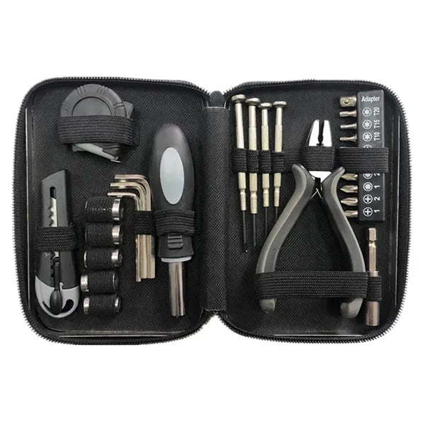 Household Tool Kit with Metal Box