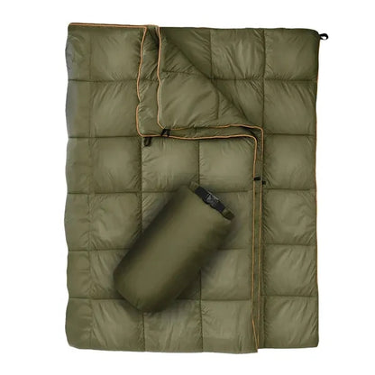 Branded Puffy Waterproof Camping Wearable Packable Blanket