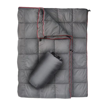 Branded Puffy Waterproof Camping Wearable Packable Blanket