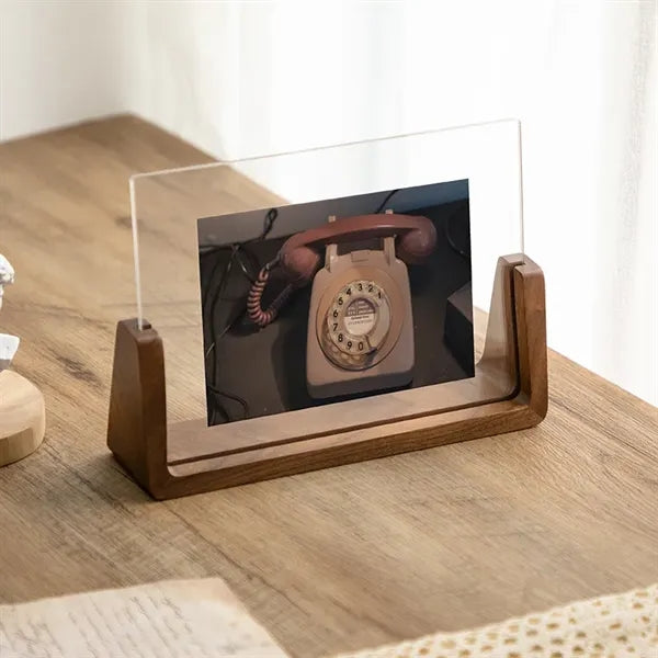U Shape Transparent Beech Creative Photo Frame