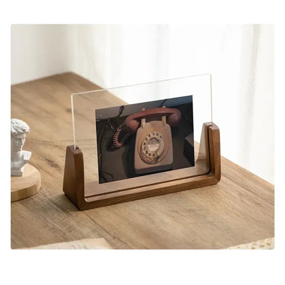 U Shape Transparent Beech Creative Photo Frame