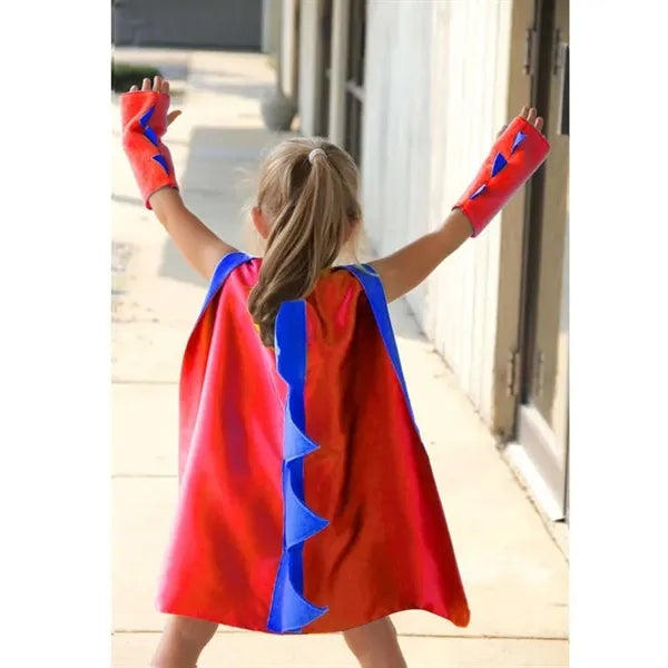 Toddler Cute Dinosaur Dress Up Cape With Arm Cuff