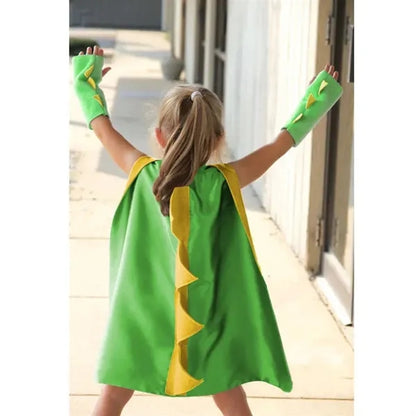 Toddler Cute Dinosaur Dress Up Cape With Arm Cuff