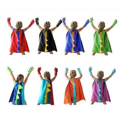Toddler Cute Dinosaur Dress Up Cape With Arm Cuff