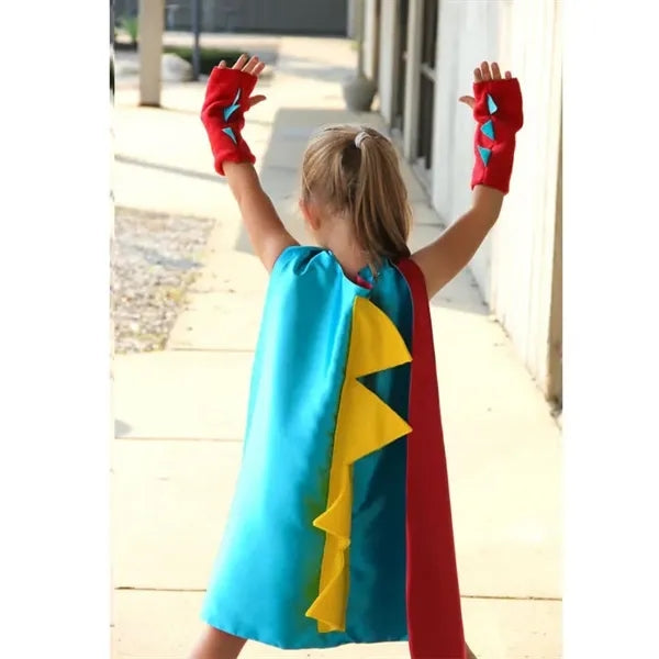 Toddler Cute Dinosaur Dress Up Cape With Arm Cuff